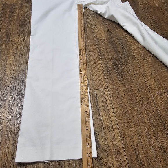 Lauren Ralph Lauren Women's Jeans Wide Leg White  Sz 6 Cottton - Picture 6 of 10